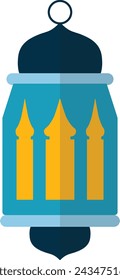 Ramadan Lantern Icon. Cartoon Design Style.