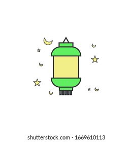 Icono de linterna de Ramadán