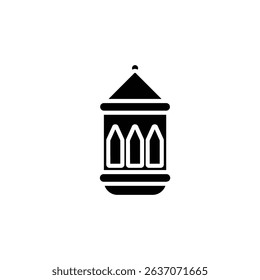 Ramadan lantern icon. Simple and elegant design.