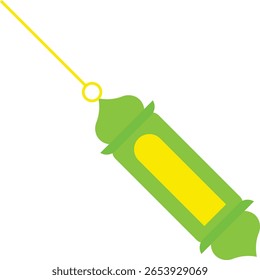 Ramadan Lantern Icon Vector Flat Illustration