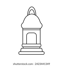 Ramadan Lantern Icon. Vector Illustration
