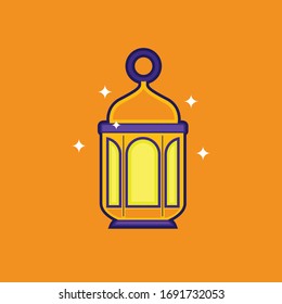 Ramadan Lantern Illustration Design Vector