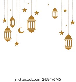 Ramadan Lantern Luxury Gold Lamp Transparent Background For Islamic Festival Or Isra Miraj Un Nabi