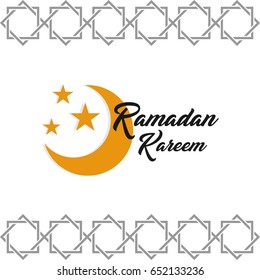  Ramadan Lantern Vector Illustration. Islamic logo design