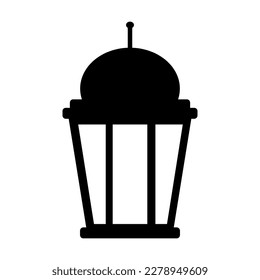 Ramadan light icon,light symbol on white background