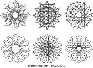 Ramadan line icon set, islamic holiday symbols collection, vector sketches, logo illustrations, islam icons, muslim day signs linear pictograms package isolated on white background
