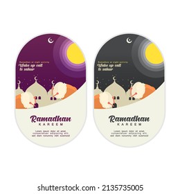 ramadan logo concept design template or vector illustration