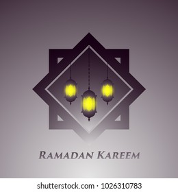 ramadan logo greeting card