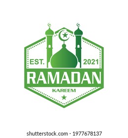 ramadan logo, muslim logo vector