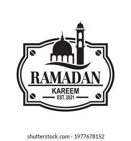 ramadan logo , muslim logo vector
