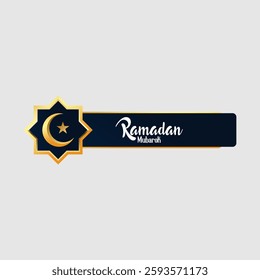 Ramadan Lower Third Vector Art, Icons, and Graphics