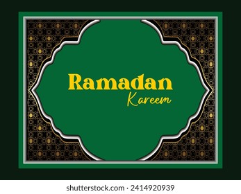 Ramadan Luxury ornament design for your design, posters, banners, stickers, etc