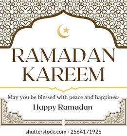 Ramadan is the month of blessing Ramadan Kareem text translation in Arabic lettering , Welcome Ramadan in Arabic