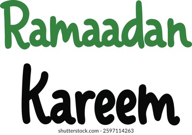 Ramadan is the month of blessing Ramadan Kareem text translation in Arabic lettering , Welcome Ramadan in Arabic