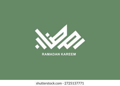 Ramadan is the month of blessing Ramadan Kareem text translation in Arabic lettering , Welcome Ramadan in Arabic