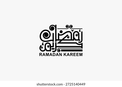 Ramadan is the month of blessing Ramadan Kareem text translation in Arabic lettering , Welcome Ramadan in Arabic
