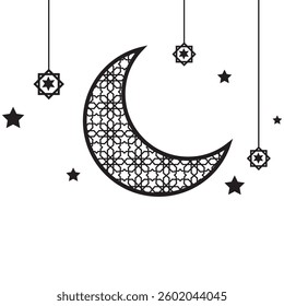Ramadan Month Icon Illustration Design, Graphic Design, Vector Icon