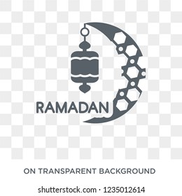 Ramadan Month icon. Trendy flat vector Ramadan Month icon on transparent background from Religion  collection. 