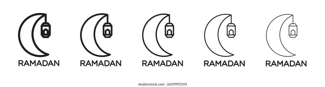 Ícone do Mês do Ramadã para o design, o logotipo, o aplicativo e a interface do usuário do seu site.