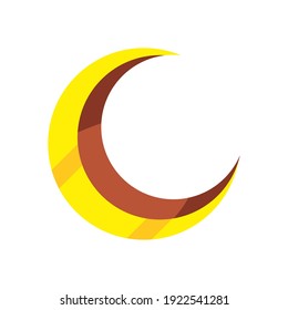 Ramadan moon design, Islamic muslim religion and culture theme Vector illustration