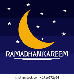 The ramadan moon logo is full of blessings