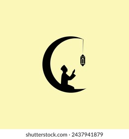A Ramadan moon vector is a digital graphic representation of the crescent moon, often used in designs and artwork associated with Ramadan, the Islamic holy month of fasting and spiritual reflection. T