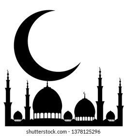 Ramadan Mosque Silhouette