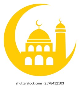 Ramadan mosque ya kareem vector illustration