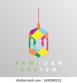 Ramadan Mubarak in Arabic Calligraphy greeting card