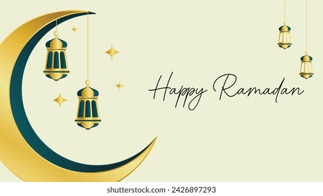 Ramadan mubarak background, editable file