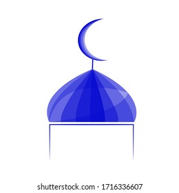 Ramadán Mubarak.Antecedentes del Ramadán. Papel pintado islámico. Papel tapiz de Ramadán. Papel tapiz musulmán. Diseño islámico: luna creciente y cúpula de mezquita. Diseño de mezquita.  Diseño árabe. Ramadán Kareem