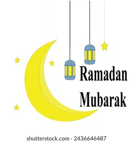 Ramadan Mubarak. Ramadan is blessing month for all muslims. greeting cards for ramadan and eid.
