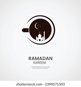 Ramadan Mubarak creative design for social media post. Happy Ramadan Mubarak.