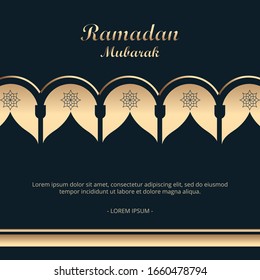 Ramadan mubarak design background vector illustration