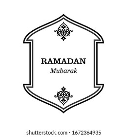 ramadan mubarak design vetor illustrator template islamic