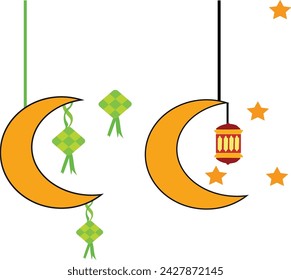 ramadan mubarak eid vector illustration