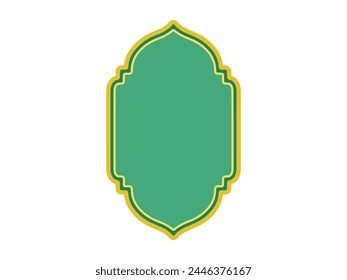 Ramadan Mubarak Frame Background Illustration