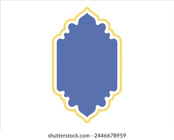 Ramadan Mubarak Frame Background Illustration