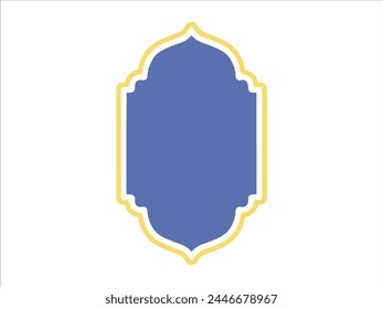 Ramadan Mubarak Frame Background Illustration