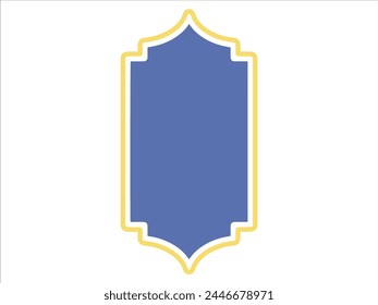 Ilustración de fondo de marco de Ramadán Mubarak