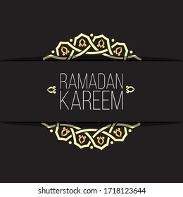 RAMADAN mubarak greeting cards. muslim background. mosque and ornaments. vector illustration