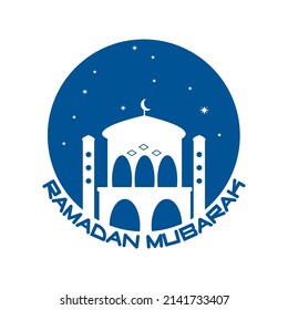 Ramadan mubarak for ramadan greeting design vector illustration