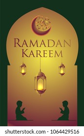 ramadan mubarak greetings vector designs corporate