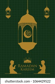 ramadan mubarak greetings vector designs corporate