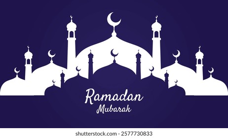 ramadan mubarak holy month of muslim islamic fasting greeting card celebration