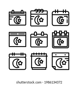 Ramadan Mubarak icon or logo isolated sign symbol vector illustration - Collection of high quality black style vector icons
