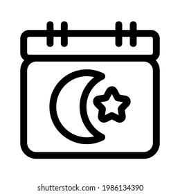 Ramadan Mubarak icon or logo isolated sign symbol vector illustration - high quality black style vector icons
