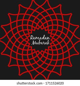 Ramadan Mubarak. Islamic Pattern Kaleidoscope.