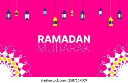Ramadan Mubarak and Ramadan kareem is Celebrated in March. This holiday-themed design is perfect for greeting backgrounds, banners, greeting cards, posters with text, and Classic social media posts.