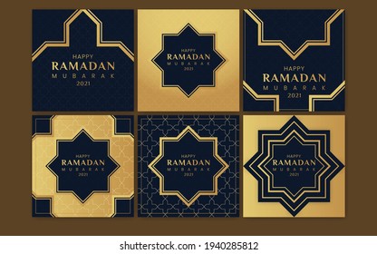 ramadan mubarak social media template